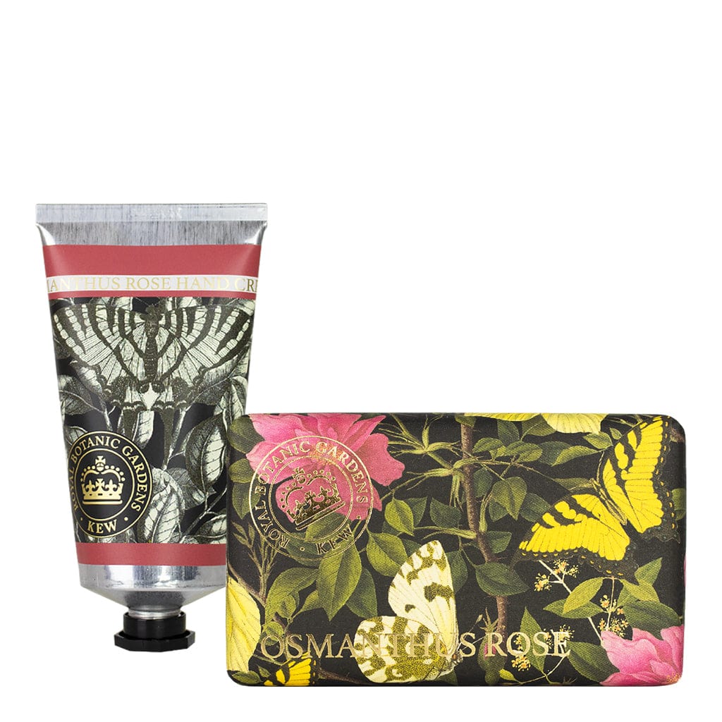 Osmanthus Rose Hand Cream & Soap Bundle - Royal Kew Gardens