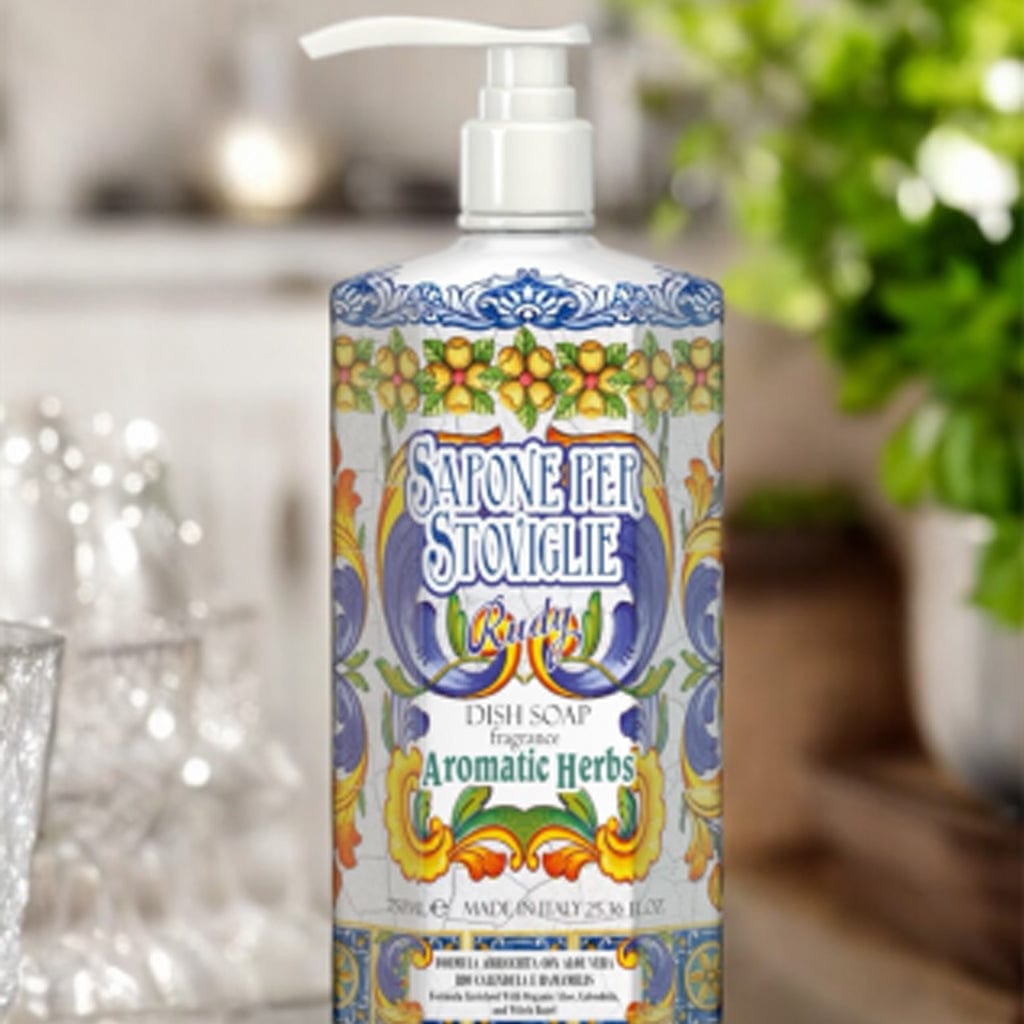 Rudy Herb Fragranced Dishwashing Liquid Soap (750ml) - Image 3
