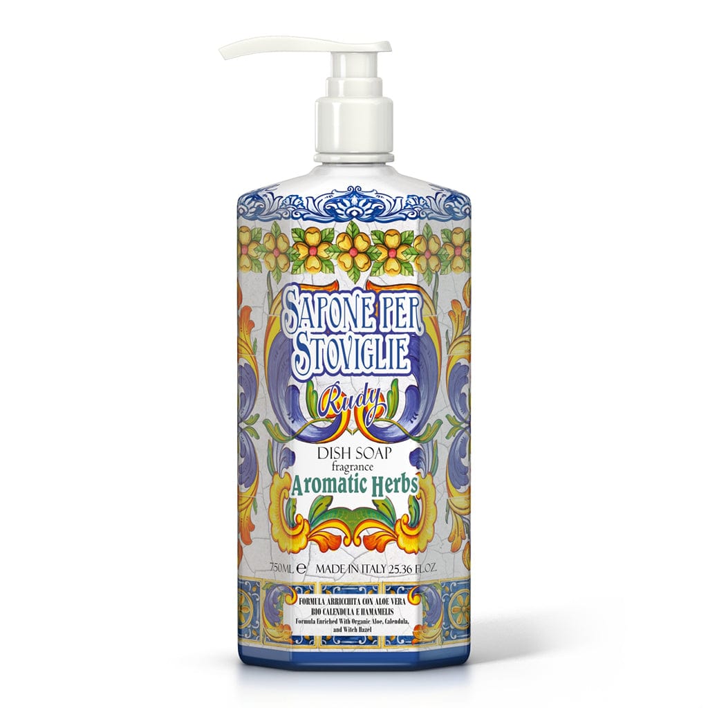 Rudy Herb Fragranced Dishwashing Liquid Soap (750ml)