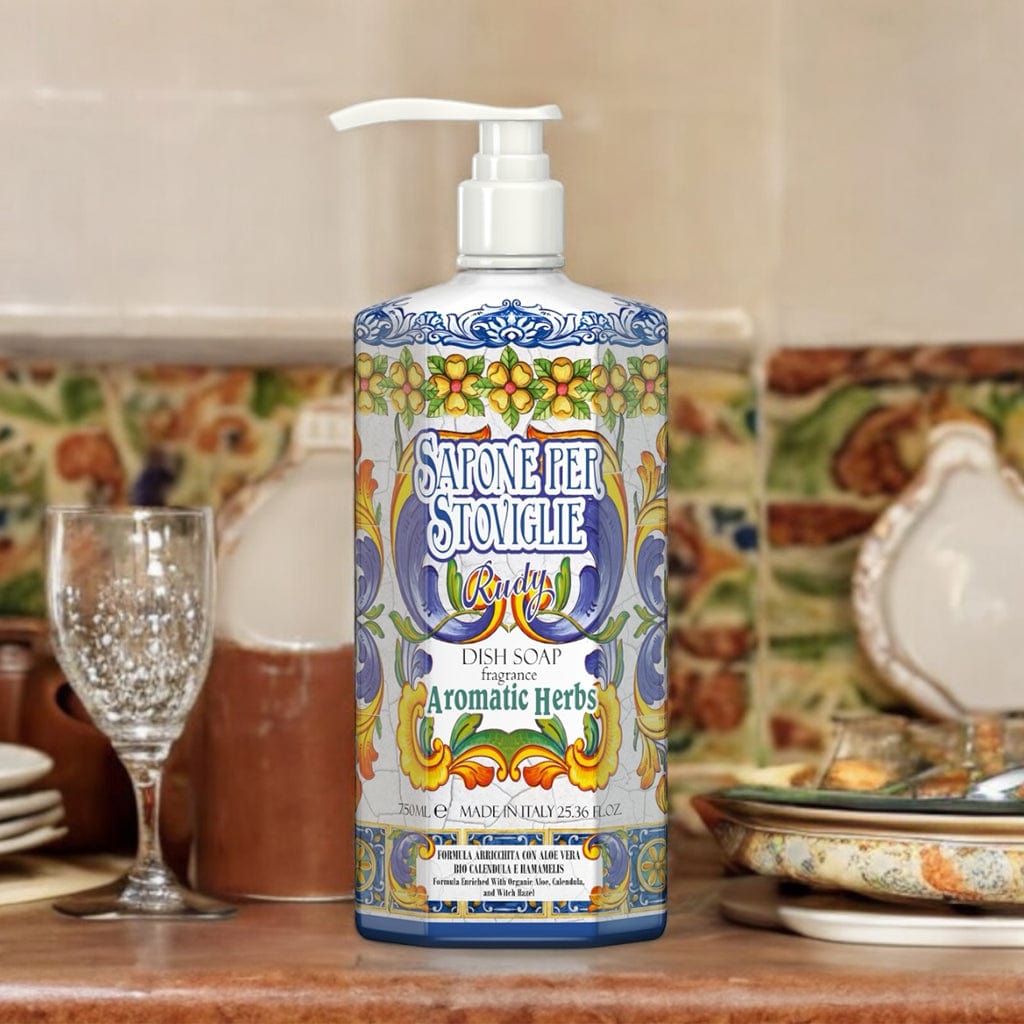 Rudy Herb Fragranced Dishwashing Liquid Soap (750ml) - Image 2