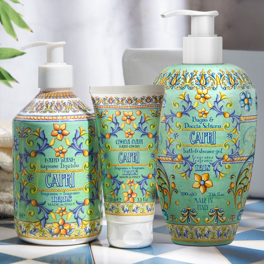 Rudy Capri Bath & Body Gift Set – Body Wash, Hand Wash & Hand Cream - Image 2