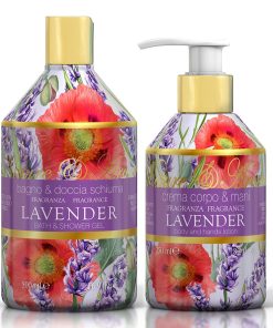 Rudy Lavender Bath & Body Duo Gift Set – Body Wash & Hand & Body Lotion